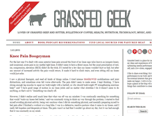 Tablet Screenshot of grassfedgeek.net